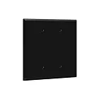 Enerlites 8802O-BK Couvercle vide Plaque murale bi-groupe