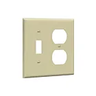 Enerlites 881121-I Plaque murale combinée bi-gang