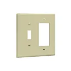 Enerlites 881131M-I Plaque murale combinée bi-gang