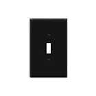 Enerlites 8811O-BK Plaque murale un gang avec interrupteur à bascule