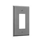 Enerlites 8831O-GY Plaque murale décorative/disjoncteur de fuite à un gang