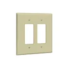 Enerlites 8832O-I Plaque murale décorative/disjoncteur de fuite à deux gangs