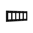Enerlites 8835-BK Plaque murale décorative/disjoncteur de fuite à cinq gangs