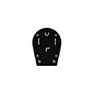 Prise mâle de remplacement d'angle de lame droite Enerlites 66351-BK