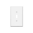 Plaque murale à un groupe avec interrupteur à bascule Enerlites 8811O-W