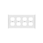 Plaque murale à un groupe pour prise duplex Enerlites 8821-W