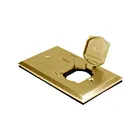 Enerlites C975507-C-GD Couvercle de boîte de sol 1 gang avec couvercle rabattable