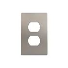 Enerlites SI8821-NK Prise double sans vis Plaque murale un gang