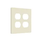 Enerlites SI8822-LA Prise double sans vis Plaque murale bipolaire