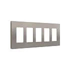Enerlites SI8835-NK Plaque murale cinq gang sans vis pour décorateur/disjoncteur de fuite à la terre