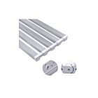 Highbay LED déformable Eralux AE-SF-AQTR fini anodisé clair