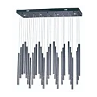 ET2 Lighting E10010-BC Flute 35-Lumières 35W Chrome noir Suspendu