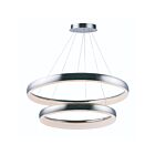 ET2 Lighting E10036-SN Innertube 2-Lumières 136W Nickel satiné Suspendu