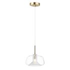 ET2 Lighting E10042-18SBR Deuce 1-Lumière 4W Laiton satiné Suspendu