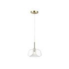 ET2 Lighting E10042-18SBR Deuce 1-Lumière 4W Laiton satiné Suspendu