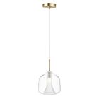 ET2 Lighting E10044-18SBR Deuce 1-Lumière 4W Laiton satiné Suspendu