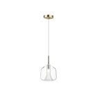 ET2 Lighting E10044-18SBR Deuce 1-Lumière 4W Laiton satiné Suspendu