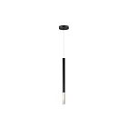 ET2 Lighting E11022-95BK Diaphane 1-Lumière 5W Noir Suspendu