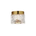 ET2 Lighting E11089-124NAB 10W Laiton naturel vieilli LED Plafonnier encastré