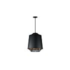 ET2 Lighting E11392-BKGLD Phoenix 1-Lumière 9W Noir/Or Suspendu