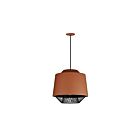 ET2 Lighting E11394-BRKBK Phoenix 1-Lumière 12W Brique/Noir Suspendu