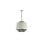 ET2 Lighting E11394-GYBK Phoenix 1-Lumière 12W Gris/Noir Suspendu