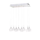 ET2 Lighting E20107-24 Starburst 8-Lumières 160W Chrome poli Suspendu
