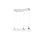 ET2 Lighting E20107-24 Starburst 8-Lumières 160W Chrome poli Suspendu