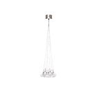 ET2 Lighting E20114-24 Starburst 7-Lumières 140W Nickel satiné Suspendu