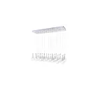 ET2 Lighting E20118-18 Larmes 24-Lumières 36W Chrome poli Suspendu