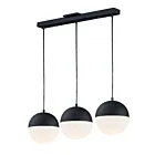ET2 Lighting E20363-92BK Half Moon 3-Lumières 27W Noir Suspendu