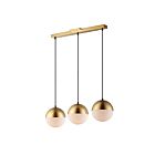 ET2 Lighting E20363-92MG Half Moon 3-Lumières 27W Or métallisé Suspendu