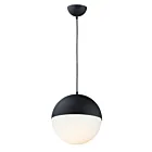 ET2 Lighting E20366-92BK Half Moon 1-Lumière 12W Noir Suspendu