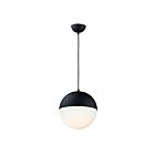 ET2 Lighting E20366-92BK Half Moon 1-Lumière 12W Noir Suspendu