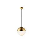 ET2 Lighting E20366-92MG Half Moon 1-Lumière 12W Or métallisé Suspendu