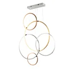 ET2 Lighting E20375-MPLT Union 5-Lumières 325W Multiplaqué Suspendu