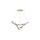 ET2 Lighting E20454-BCN Perpetual 1-Lumière 45W Champagne brossé Suspendu