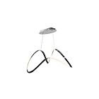 ET2 Lighting E20455-BC Perpetual 1-Lumière 43W Chrome noir Suspendu