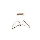 ET2 Lighting E20455-BCN Perpetual 1-Lumière 43W Champagne brossé Suspendu