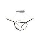 ET2 Lighting E20456-BC Perpetual 1-Lumière 63W Chrome noir Suspendu