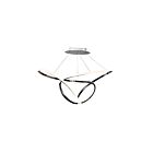 ET2 Lighting E20456-BC Perpetual 1-Lumière 63W Chrome noir Suspendu