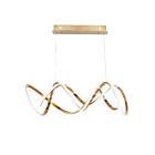 ET2 Lighting E20468-BCN Signature 1-Lumière 63W Champagne brossé Suspendu