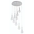 ET2 Lighting E20515-18PC Larmes LED 9-Lumières 13.5W Chrome poli Suspendu