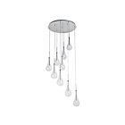 ET2 Lighting E20515-18PC Larmes LED 9-Lumières 13.5W Chrome poli Suspendu