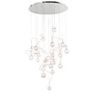 ET2 Lighting E20658-91PC Bobble 24-Lumières 36W Chrome poli Suspendu