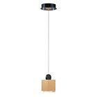 ET2 Lighting E20860-75BKGLD Nob 1-Lumière 5W Noir/Or Suspendu