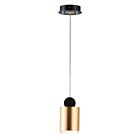 ET2 Lighting E20862-75BKGLD Nob 1-Lumière 7.2W Noir/Or Suspendu