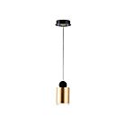 ET2 Lighting E20862-75BKGLD Nob 1-Lumière 7.2W Noir/Or Suspendu