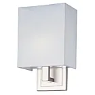 ET2 Lighting Edinburgh E21080-01SN 12W Nickel satiné Applique murale d'extérieur LED