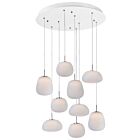 ET2 Lighting E21127-11WT Puffs 1-Lumière 43W Blanc Suspendu